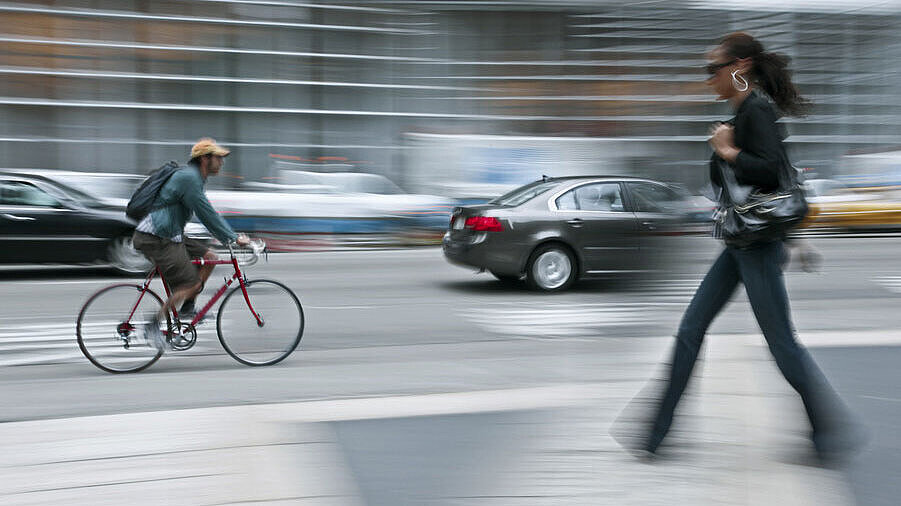 Foto Bewegung im Strassenverkehr
